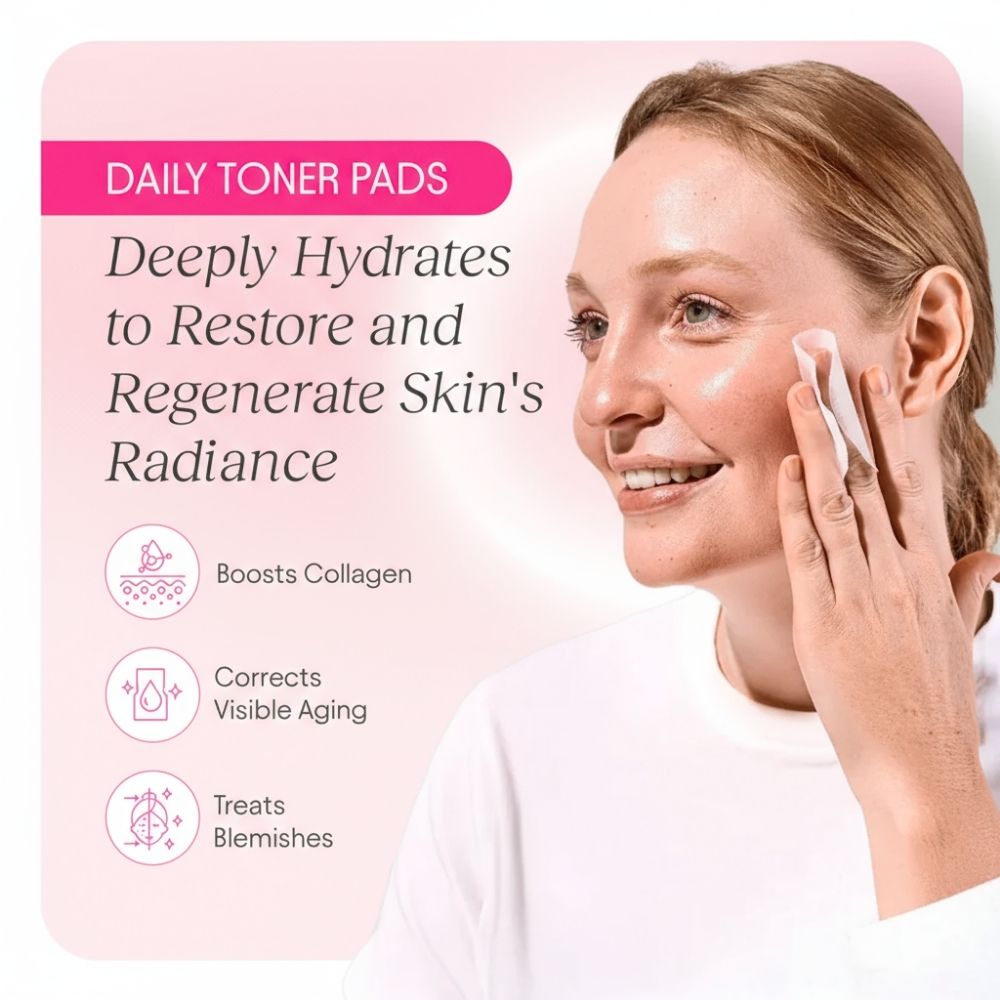 Skin Brightening & Cell Renewal Toner Pads (100 Pads)