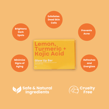 Glow Up - Lemon Turmeric & Kojic Acid Soap